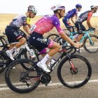 Hugo de la Calle, durante la etapa de ayer.