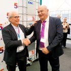 San Millán y Hernando, en la celebración del 50 aniversario de la factoría de Adisseo.