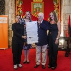 Isabel Blanco estuvo presente en el acto de conmemoración de la llegada de los gitanos a España en 1425.