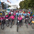 Imagen de la bicicletada organizada por Adacebur.