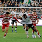 Imagen del partido entre el Burgos CF y el Granada.