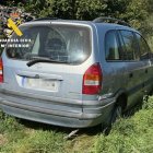 Imagen del coche robado y recuperado por la Guardia Civil.