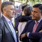 EL PP de Ávila celebra la primera Junta Directiva Provincial del nuevo curso político, el secretario general del partido de Castilla y León, Francisco Vázquez y el presidente provincial, Carlos García.