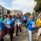 La Marcha por la Diabetes recorrió este domingo el centro de Burgos.