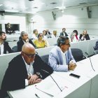 Un momento de la reunión de la Comisión de Despoblación en el Senado.