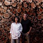 Los arquitectos paisajistas Laura Santín y Wiliam Roberts.