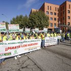 Concentración de UCCL frente a la Junta de Castilla y León en Burgos.