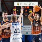 Imagen del partido del Tizona ante Fuenlabrada.