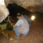 Interior de la Cueva de Valdegoba donde se han obtenido las nuevas dataciones.