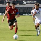 Imagen del partido entre el Ceuta y el Mirandés.