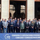 Reunión de la Comisión de Diputaciones de la Federación Española de Municipios y Provincias (FEMP), celebrada en Jaén. Participa el presidente de la Diputación de León, Gerardo Álvarez Courel.