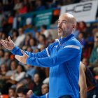 Jordi Juste durante el último partido en El Plantío.