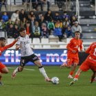 David González fue el mejor  blanquinegro y se encargó de anotar el penalti.