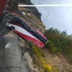 Accidente de un autobús escolar a las afueras de Burgos.