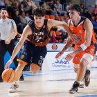 Andy Huelves, durante el partido contra el Leyma Coruña.