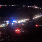 El accidente generó retenciones en la AP-1