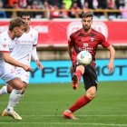 Imagen del partido entre la Leonesa y el Mirandés.