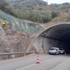 Protección de taludes en N-232, en los túneles de Oña.
