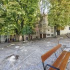 La nueva rampa rodeará toda la plaza para llegar desde Las Llanas a Fernán González.