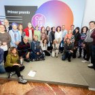 Participantes y premiados en el Certamen Provincial de Teatro durante la entrega de galardones.