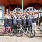 Ciclistas y directores presentes en esta concentración en el Spirit Hotel Ciudad de Burgos.