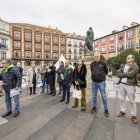 Instante de la movilización por la apertura del Tren Directo.