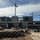 Imagen de las obras del hospital de Aranda.
