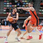 Imagen del partido entre Coruña y Tizona.