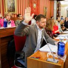 Un momento del Pleno ordinario de noviembre, en el Ayuntamiento de Burgos.
