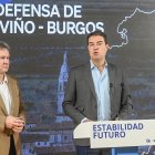 Los parlamentarios nacionales del PP de Burgos, Ángel Ibáñez y Javier Lacalle, dan a conocer las iniciativas que se debatirán esta semana en el Congreso de los Diputados en relación con el Condado de Treviño