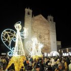 Inauguración del alumbrado navideño de Valladolid.