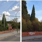 La entrada por Francisco Salinas luce sin cableado tras la actuación de i-DE.