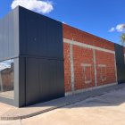 Hasta ahora se ha ejecutado el 80% de la construcción del edificio multiusos de La Cueva de Roa.