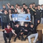 Alumnos del Bachillerato Tecnológico de Maristas en Burgos muestran su ‘Tarjeta de Embarque’ a la Luna en la Misión Artemis.