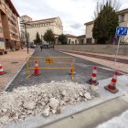 En la zona de El Silo en Capiscol se realizan ahora mismo obras de mejora del aparcamiento.