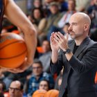 Juste, durante el partido ante Alicante.