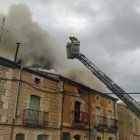 Imagen de la intervención de los Bomberos de Aranda.