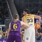 Totte Alonso, durante el partido ante Palencia.