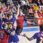 Imagen del partido entre el UBU San Pablo Burgos 2031 y el Barça Athlètic.