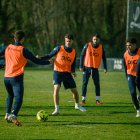 Imagen del entrenamiento del Burgos CF.