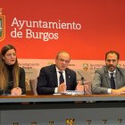 Marta Alegría, Fernando Martínez-Acitores e Ignacio Peña.