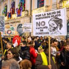 Manifestación contra la planta de biometano en Villangómez.