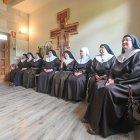 Rueda de prensa de las exclarisas de Belorado en el Monasterio de Santa Clara