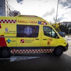 Imagen de una ambulancia.