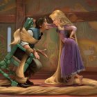 Imagen de la película animada Enredados cuya producción analizaba hace una semana posibles escenarios en Burgos.
