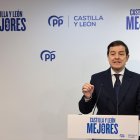 El presidente del PP de Castilla y León, Alfonso Fernández Mañueco.