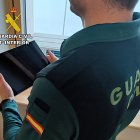 Imagen de la tablet recuperada por los agentes.