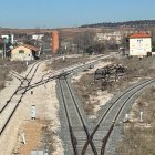 Imagen de la línea Aranda-Burgos.