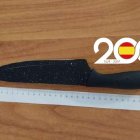 Imagen del cuchillo que el menor arrojó en su huida en Valladolid.
