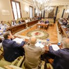 Sesión ordinaria del Pleno de la Diputación de Burgos celebrado hoy.